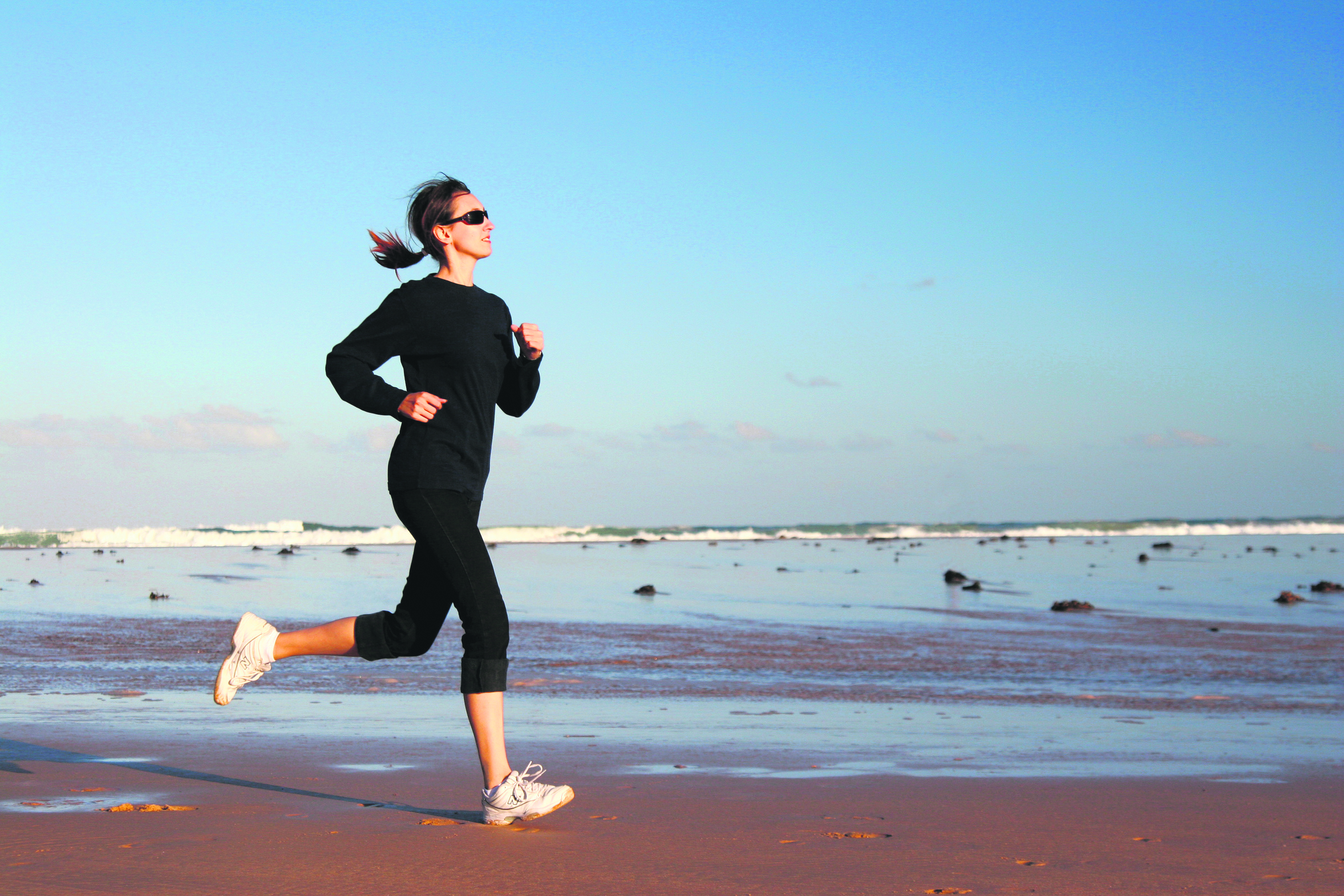 Running woman